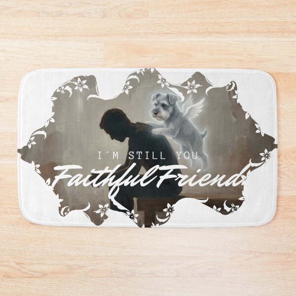 Item preview, Still Your Faithful Friend – Angel Dog Memorial Aesthetic designed and sold by InfinitePawBond.