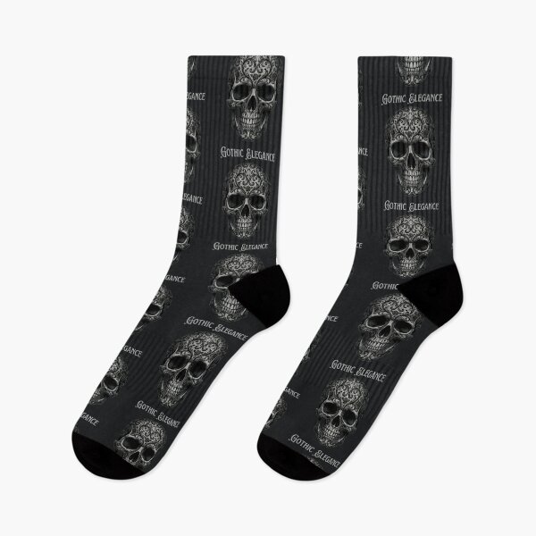 Item preview, Gothic Skull – Dark Elegant Vintage Skeleton Style designed and sold by Taans-Creation.