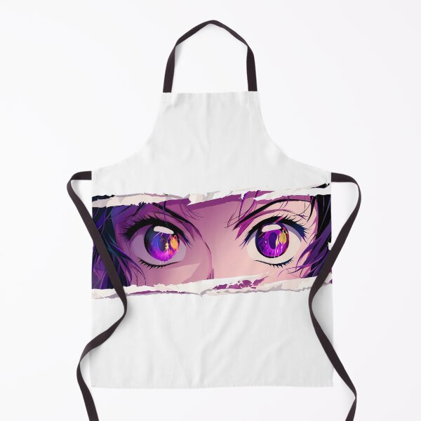 Item preview, Shinobu Kocho Demon Slayer Purple Eyes Calm Stare Torn Paper Peek designed and sold by PMartistStudio.