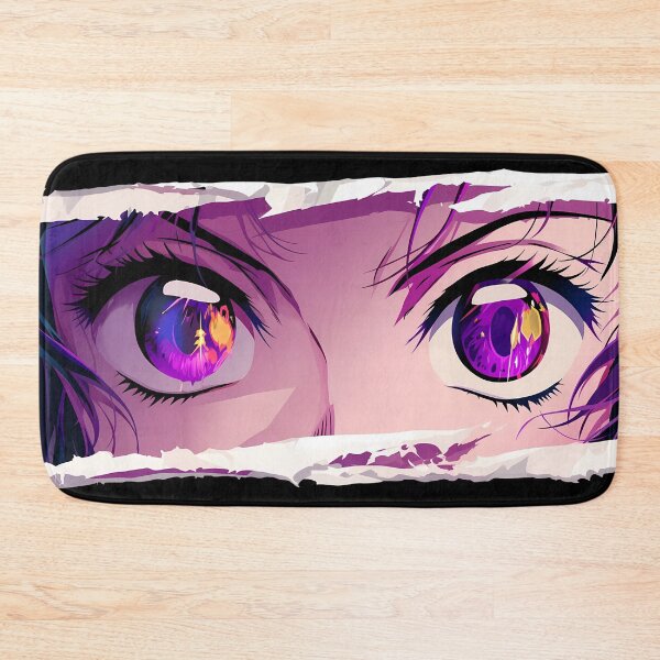 Item preview, Shinobu Kocho Demon Slayer Purple Eyes Calm Stare Torn Paper Peek designed and sold by PMartistStudio.
