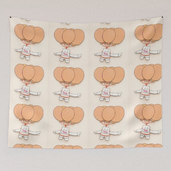 Item preview, Balloon・1 - Paper craft collage style designed and sold by D-Line-Aki.