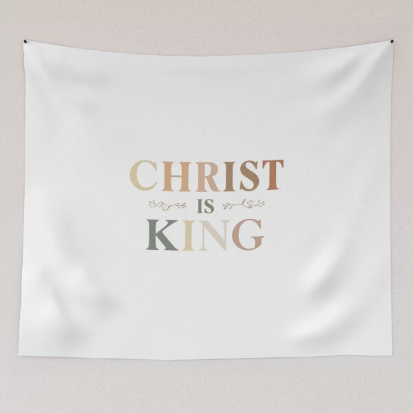 Item preview, Christ Is King Faith Typography designed and sold by Sunniz.