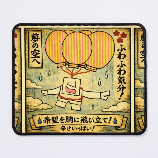 Item preview, Balloon・1 - Ukiyo-e/woodblock print style designed and sold by D-Line-Aki.