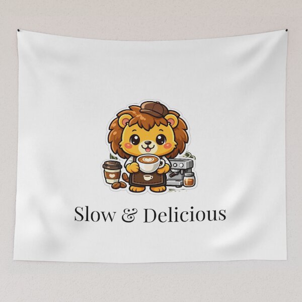 Item preview, Cute Turtle Barista Brewing Coffee Illustration designed and sold by novyron.