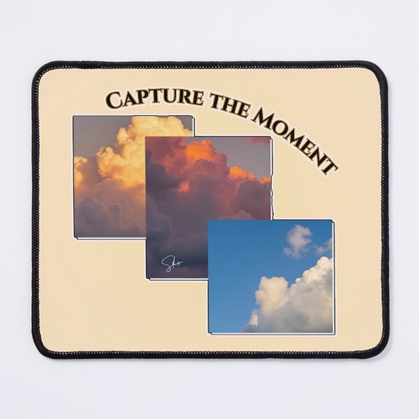 Item preview, Capture the Moment - Golden Hour Aesthetic Cloud Photography designed and sold by PriyaMagic.