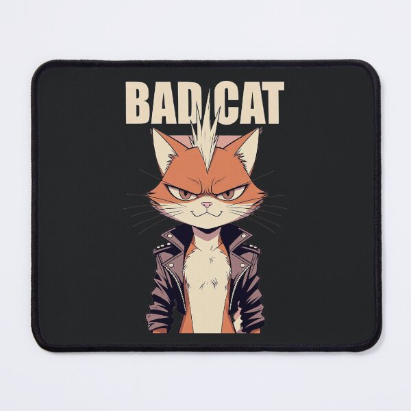 Item preview, Bad Cat – Punk Attitude Funny Rebel Animal Character designed and sold by Taans-Creation.
