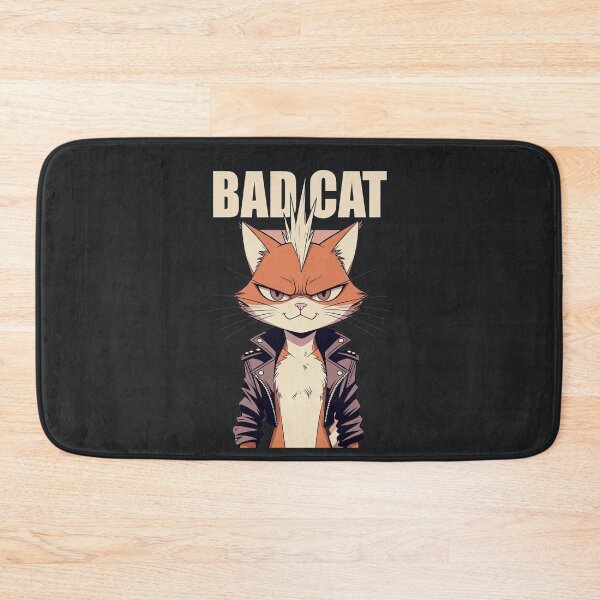 Item preview, Bad Cat – Punk Attitude Funny Rebel Animal Character designed and sold by Taans-Creation.