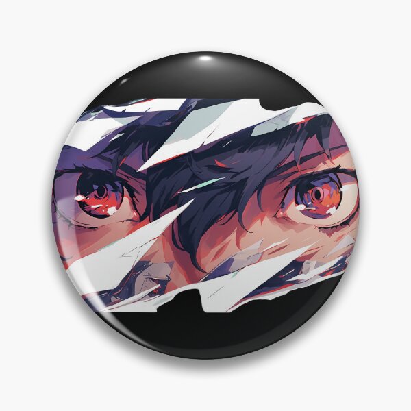Item preview, Ryuji Sakamoto Persona 5 Glitch Peek Torn Paper Neon Eyes designed and sold by PMartistStudio.