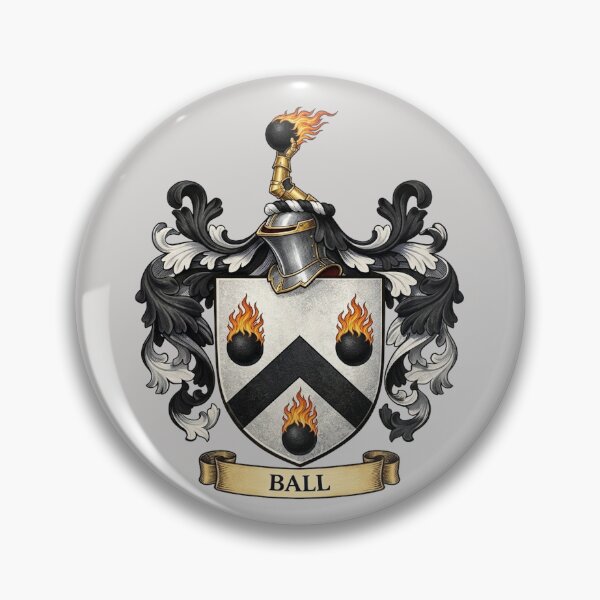 Item preview, The Ball Family Coat of Arms designed and sold by BagTown Clans.