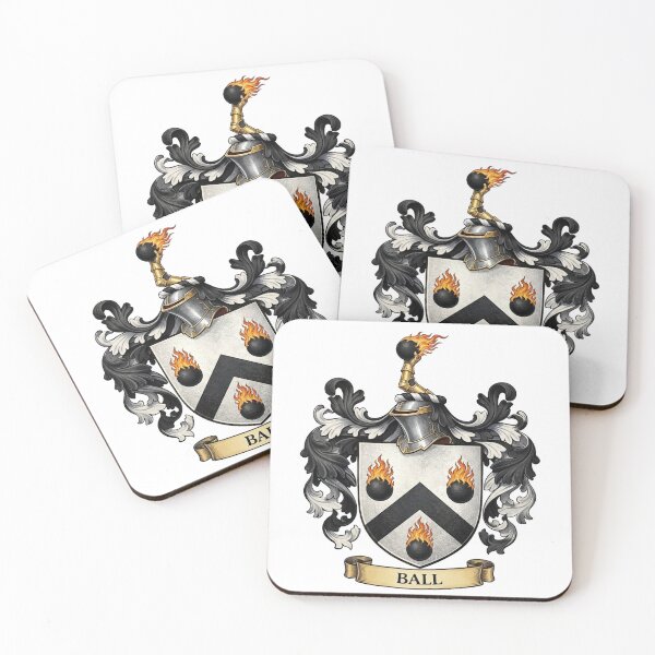 Item preview, The Ball Family Coat of Arms designed and sold by BagTown Clans.