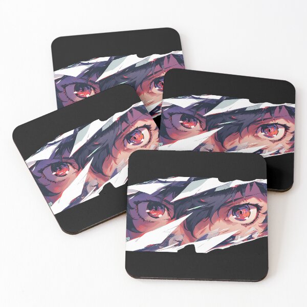 Item preview, Ryuji Sakamoto Persona 5 Glitch Peek Torn Paper Neon Eyes designed and sold by PMartistStudio.