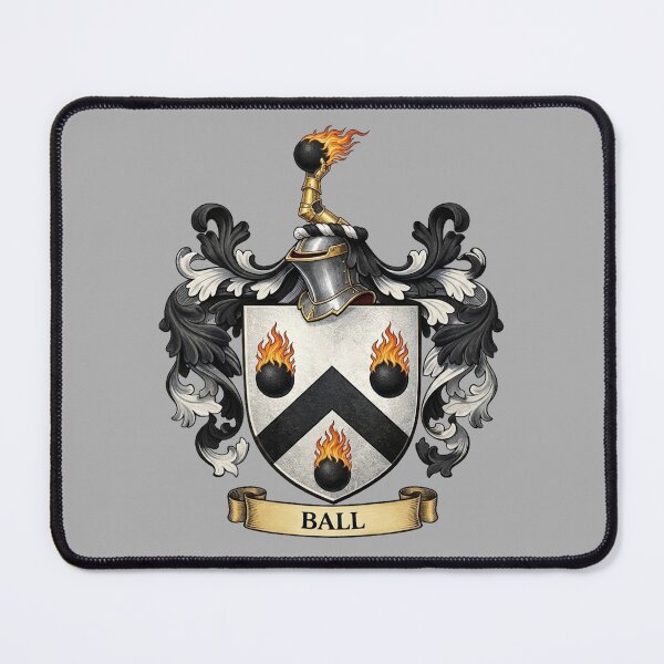 Item preview, The Ball Family Coat of Arms designed and sold by BagTown Clans.