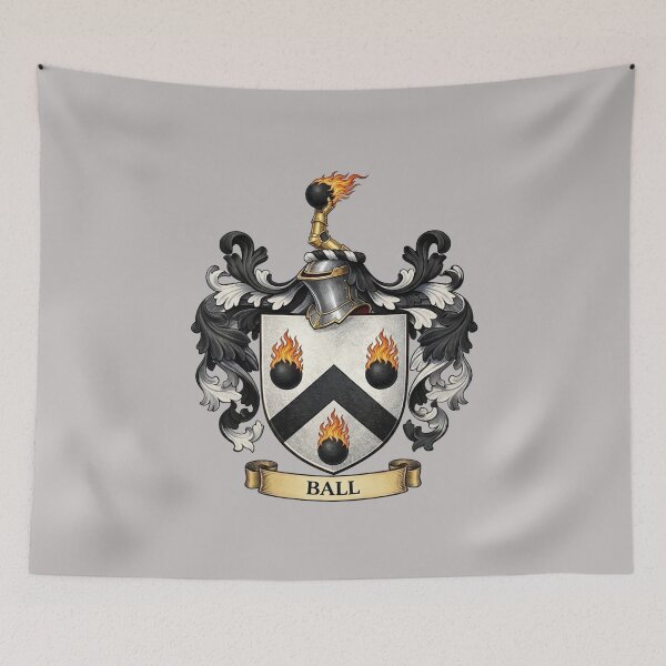 Item preview, The Ball Family Coat of Arms designed and sold by BagTown Clans.