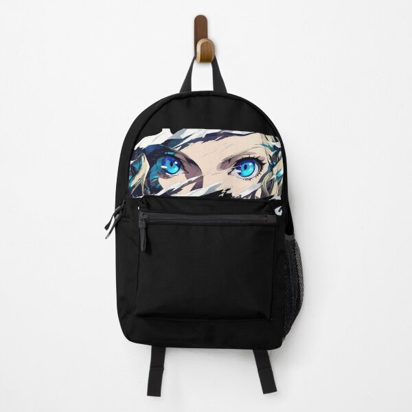 Item preview, Justine Caroline Persona 5 Shattered Peek Torn Paper Bright Blue Eyes designed and sold by PMartistStudio.