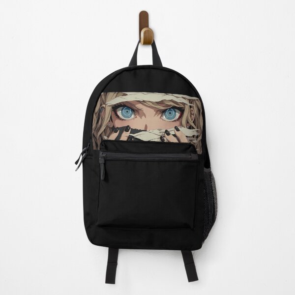 Item preview, Junko Enoshima Danganronpa Eyes Peeker Torn Paper Pink Closeup designed and sold by PMartistStudio.
