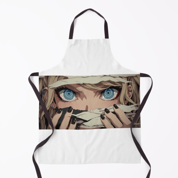 Item preview, Junko Enoshima Danganronpa Eyes Peeker Torn Paper Pink Closeup designed and sold by PMartistStudio.