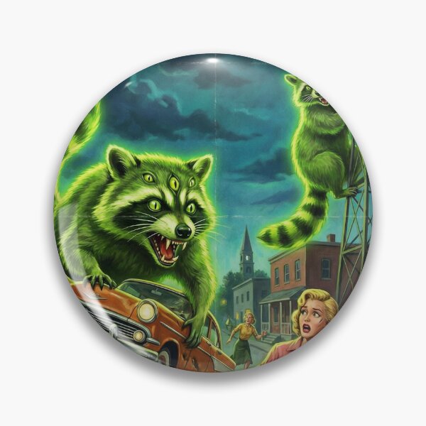 Item preview, The Night of the Radioactive Raccoons designed and sold by graficsfx.