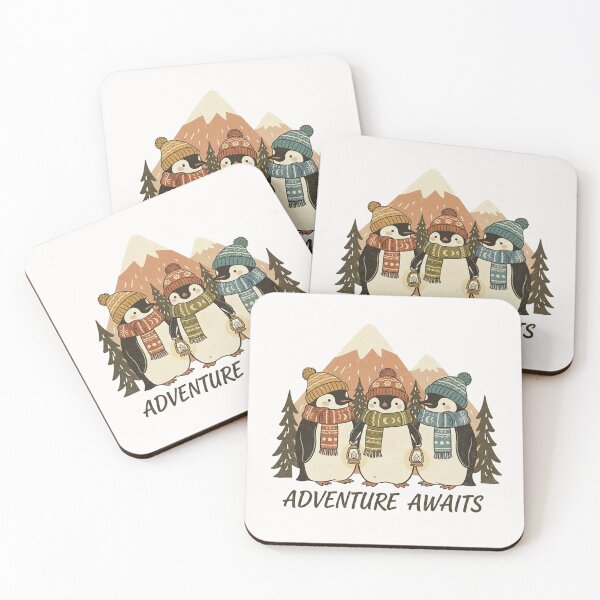 Item preview, Winter Adventure - Explorer Penguins designed and sold by EsenciaZen.