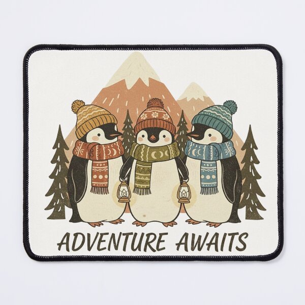 Item preview, Winter Adventure - Explorer Penguins designed and sold by EsenciaZen.