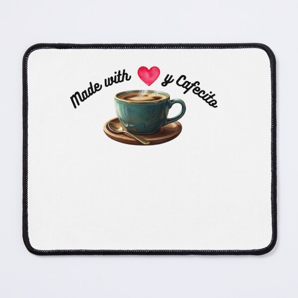 Item preview, "Made With Love y Cafecito Funny Latina Sticker Shirt Phone Case, Cuban Coffee Love Gift, Hispanic Mom Florida" designed and sold by De Aqui y de Alla Studio.