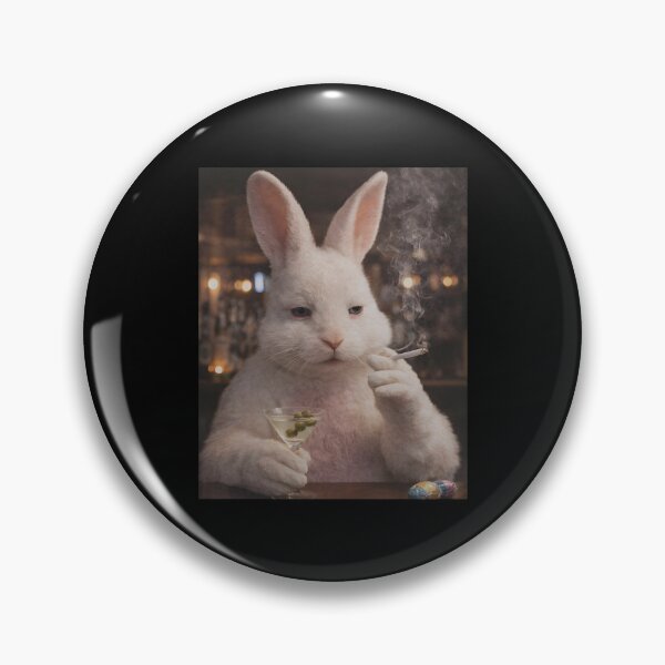 Item preview, Funny Easter Bunny Smoking Carrot Cigarette Rabbit designed and sold by RDGNR.