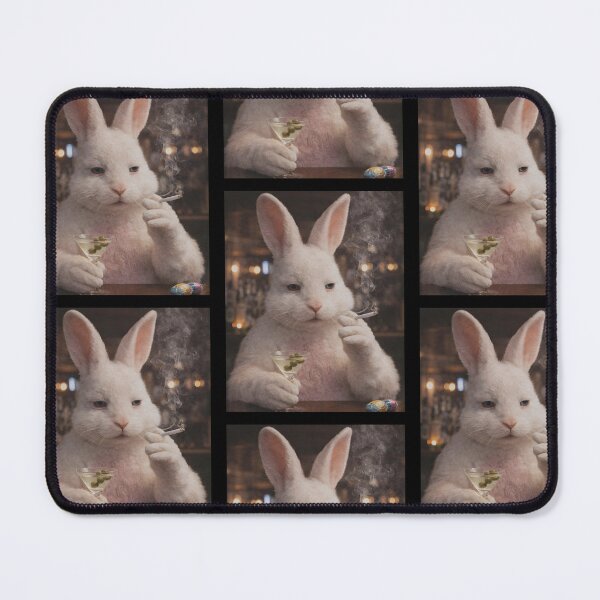 Item preview, Funny Easter Bunny Smoking Carrot Cigarette Rabbit designed and sold by RDGNR.