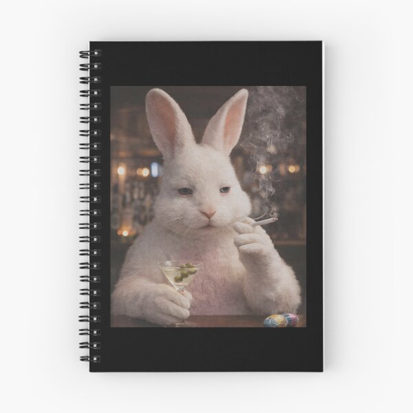 Item preview, Funny Easter Bunny Smoking Carrot Cigarette Rabbit designed and sold by RDGNR.
