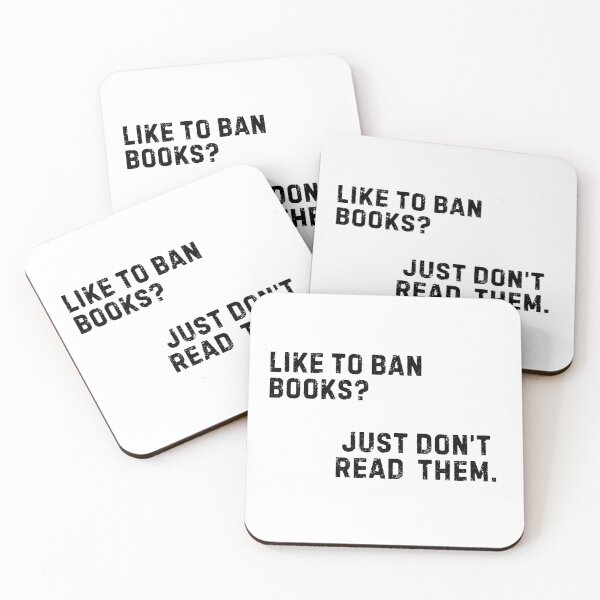 Item preview, Like To Ban Books Don't Read Them designed and sold by Crafting Crime Shop.