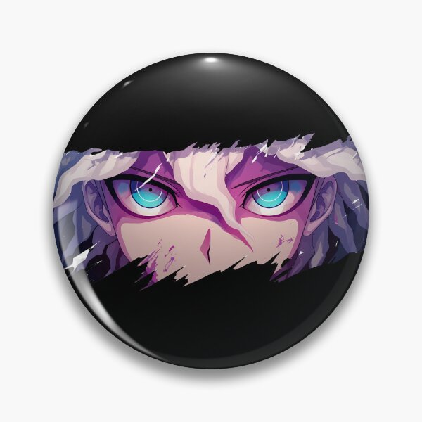 Item preview, Nagito Komaeda Danganronpa Eyes Peeker Torn Paper Teal Closeup designed and sold by PMartistStudio.