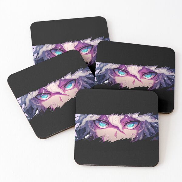 Item preview, Nagito Komaeda Danganronpa Eyes Peeker Torn Paper Teal Closeup designed and sold by PMartistStudio.