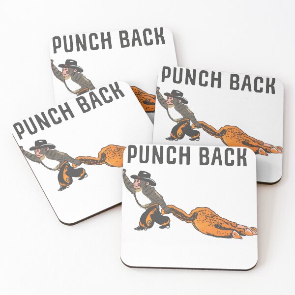 Item preview, Funny Cowboy Punch Monkey, Punch Back  designed and sold by BingyBongoArt.