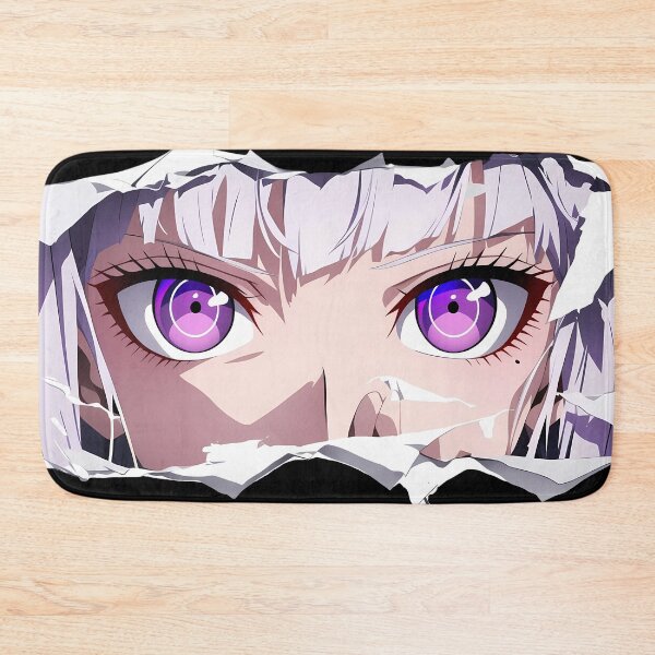 Item preview, Kyoko Kirigiri Danganronpa Eyes Peeker Torn Paper Blue Mystery designed and sold by PMartistStudio.