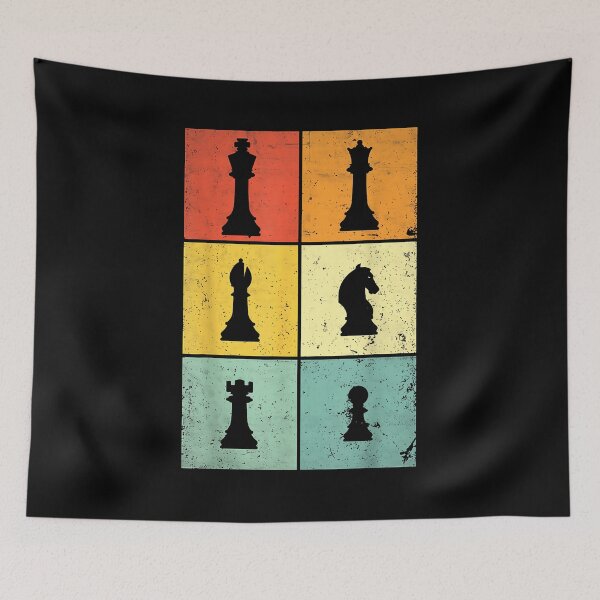 Item preview, Vintage Chess Player Retro Chess Pieces designed and sold by Goleon12.
