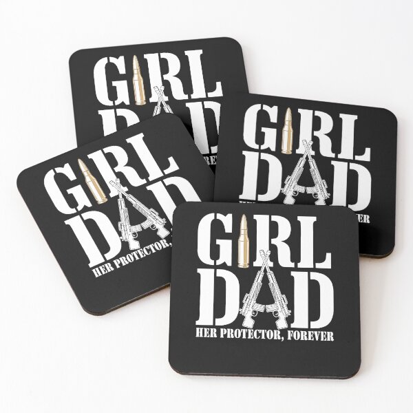 Item preview, Girl Dad Her Protector Forever Father Of Girls Father's Day designed and sold by RDGNR.
