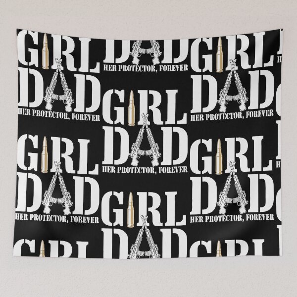Item preview, Girl Dad Her Protector Forever Father Of Girls Father's Day designed and sold by RDGNR.