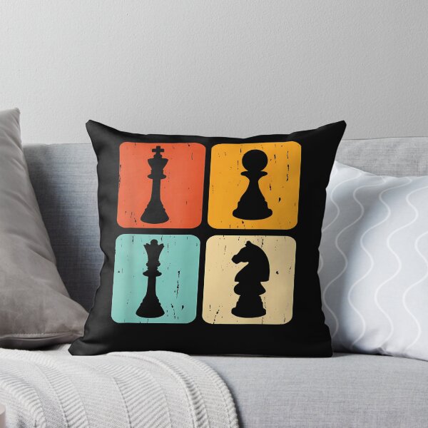Item preview, Chess Pieces Motives Colored Retro designed and sold by Goleon12.