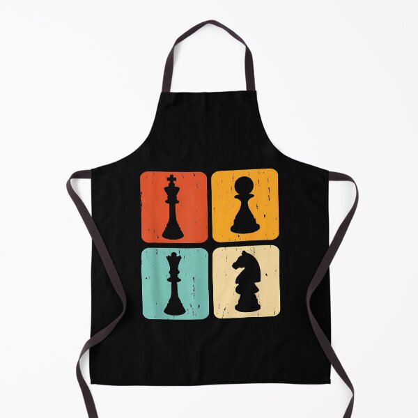 Item preview, Chess Pieces Motives Colored Retro designed and sold by Goleon12.