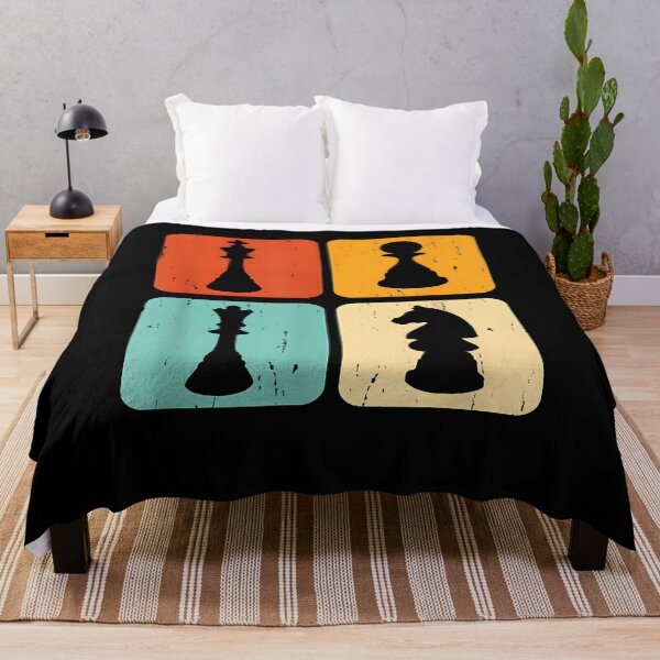 Item preview, Chess Pieces Motives Colored Retro designed and sold by Goleon12.