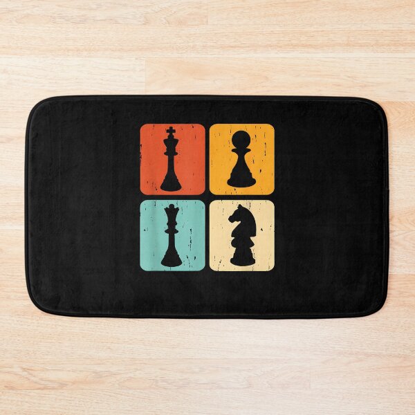 Item preview, Chess Pieces Motives Colored Retro designed and sold by Goleon12.