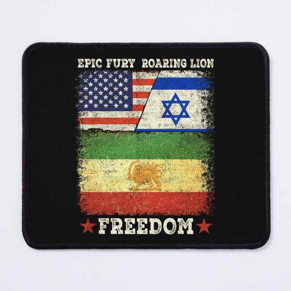 Item preview, United States Israel Iran Lion and Sun Flags, Freedom Unity designed and sold by Ortigzitoun.