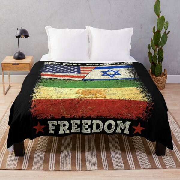 Item preview, United States Israel Iran Lion and Sun Flags, Freedom Unity designed and sold by Ortigzitoun.