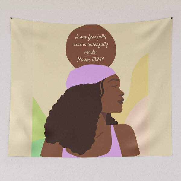 Item preview, Fearfully and Wonderfully Made Scripture Decor designed and sold by ChristCentered.