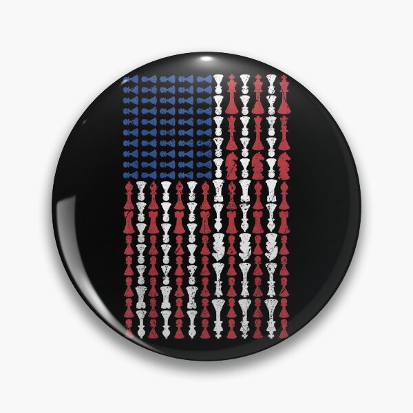 Item preview, Chess patriotic USA Flag American designed and sold by Goleon12.