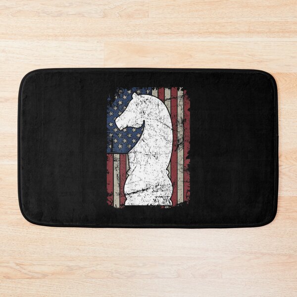 Item preview, Knight Chess Piece USA Flag - Womens Mens Chess Player designed and sold by Goleon12.