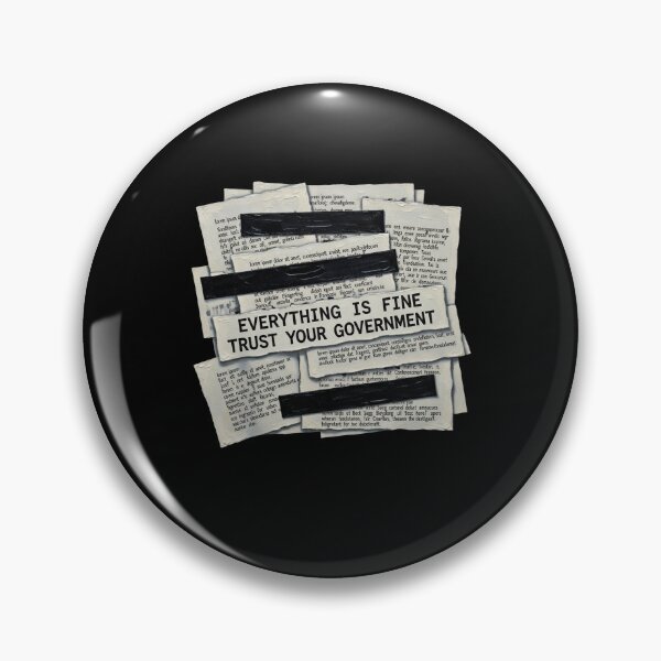 Item preview, Everything Is Fine Trust Your Government Newspaper Political Statement designed and sold by RDGNR.