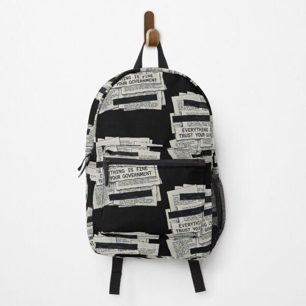 Item preview, Everything Is Fine Trust Your Government Newspaper Political Statement designed and sold by RDGNR.