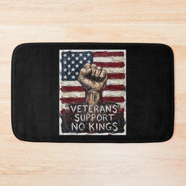 Item preview, No Kings In America Retro Watercolor Veterans designed and sold by Imalyanmani.