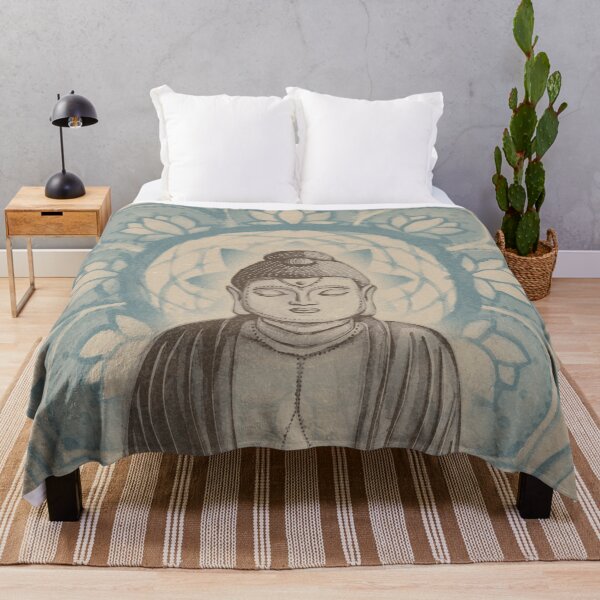 Item preview, Buddha Padma Watercolor - Dove Earth Peacock designed and sold by Irene Estelle.