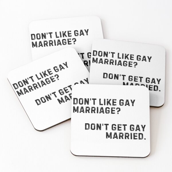 Item preview, Don't Like Gay Marriage? Don't Get Gay Married. designed and sold by Crafting Crime Shop.