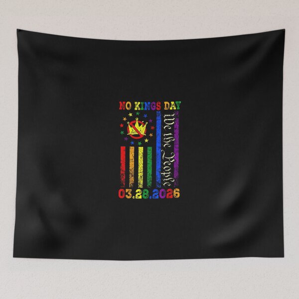 Item preview, No Kings In America No Kings Day  American Flag Funny Lgbt designed and sold by Imalyanmani.